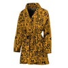 West African Adinkra Tribe Symbols Women's Bathrobe