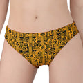 West African Adinkra Tribe Symbols Women's Panties