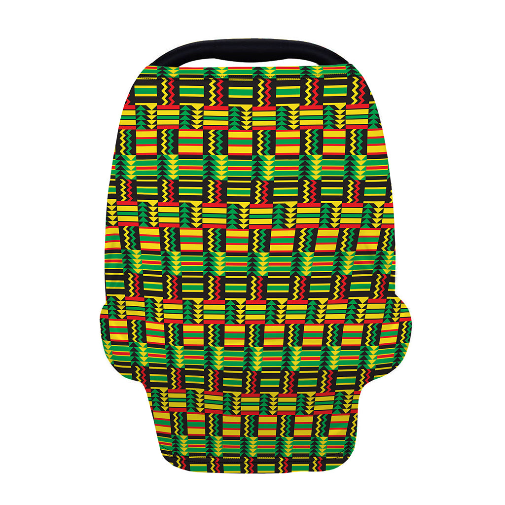 West African Kente Tribal Pattern Print Baby Seat Cover