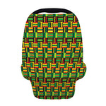 West African Kente Tribal Pattern Print Baby Seat Cover