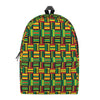 West African Kente Tribal Pattern Print Backpack