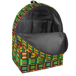 West African Kente Tribal Pattern Print Backpack
