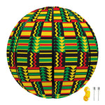West African Kente Tribal Pattern Print Basketball