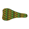 West African Kente Tribal Pattern Print Bicycle Seat Cover