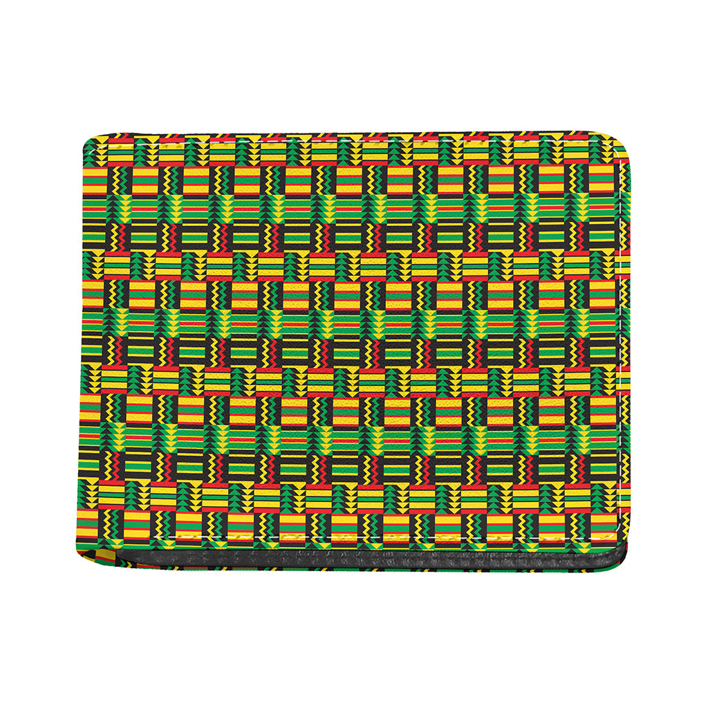 West African Kente Tribal Pattern Print Bifold Wallet