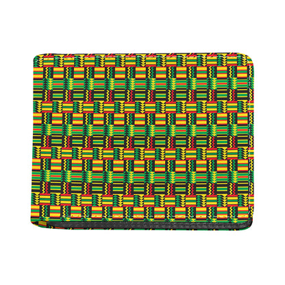West African Kente Tribal Pattern Print Bifold Wallet