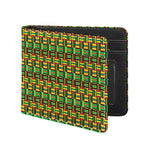 West African Kente Tribal Pattern Print Bifold Wallet