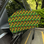 West African Kente Tribal Pattern Print Car Side Mirror Covers