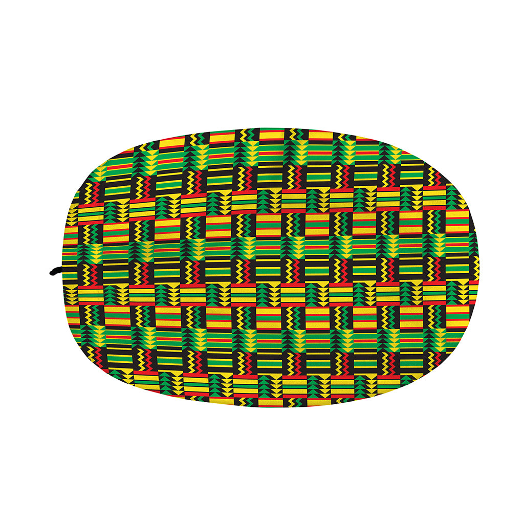 West African Kente Tribal Pattern Print Car Side Mirror Covers