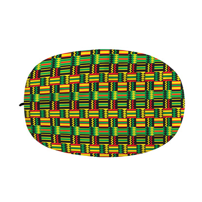 West African Kente Tribal Pattern Print Car Side Mirror Covers