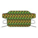 West African Kente Tribal Pattern Print Car Windshield Snow Cover