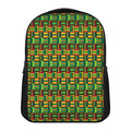 West African Kente Tribal Pattern Print Casual Backpack