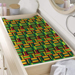West African Kente Tribal Pattern Print Changing Pad Cover