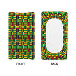 West African Kente Tribal Pattern Print Changing Pad Cover