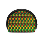 West African Kente Tribal Pattern Print Coin Purse