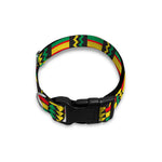 West African Kente Tribal Pattern Print Dog Collar
