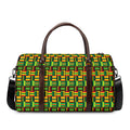 West African Kente Tribal Pattern Print Duffel Bag