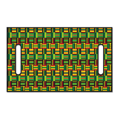 West African Kente Tribal Pattern Print Golf Cart Seat Cover