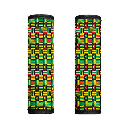 West African Kente Tribal Pattern Print Handle Covers