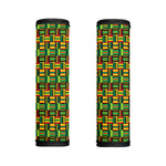 West African Kente Tribal Pattern Print Handle Covers