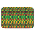 West African Kente Tribal Pattern Print Indoor Door Mat