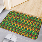 West African Kente Tribal Pattern Print Indoor Door Mat