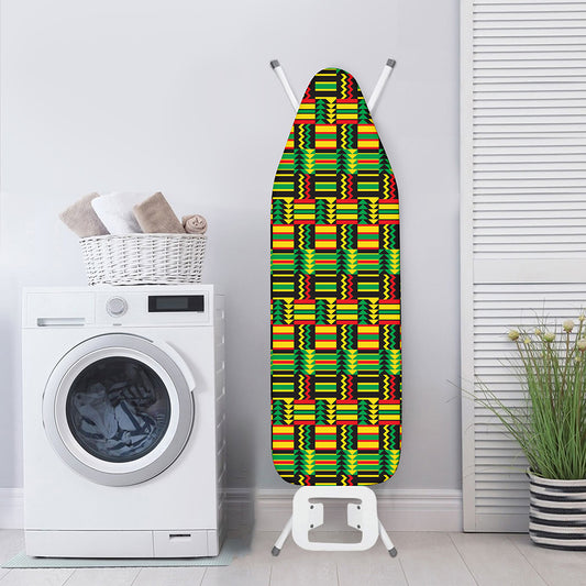 West African Kente Tribal Pattern Print Ironing Board Cover