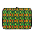 West African Kente Tribal Pattern Print Laptop Sleeve