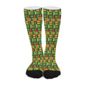 West African Kente Tribal Pattern Print Long Socks
