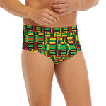 West African Kente Tribal Pattern Print Men's Briefs