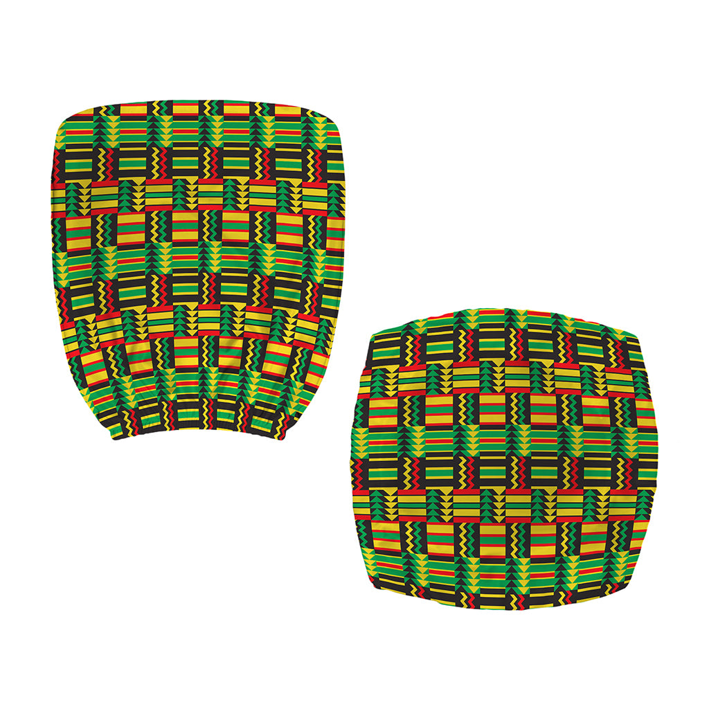 West African Kente Tribal Pattern Print Office Chair Cover