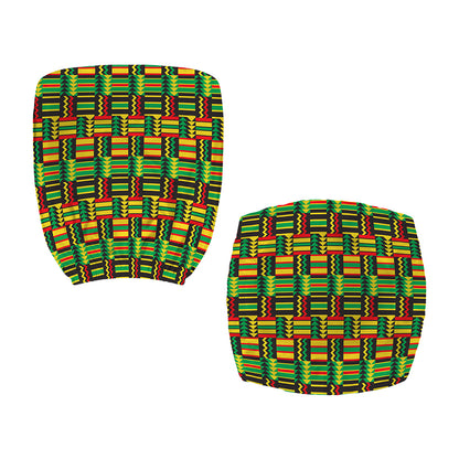 West African Kente Tribal Pattern Print Office Chair Cover