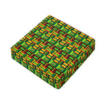 West African Kente Tribal Pattern Print Outdoor Seat Cushion Cover