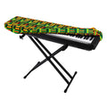 West African Kente Tribal Pattern Print Piano Keyboard Cover