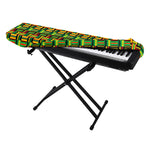 West African Kente Tribal Pattern Print Piano Keyboard Cover
