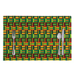West African Kente Tribal Pattern Print Placemat