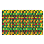 West African Kente Tribal Pattern Print Polyester Doormat