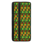 West African Kente Tribal Pattern Print Refrigerator Handle Covers