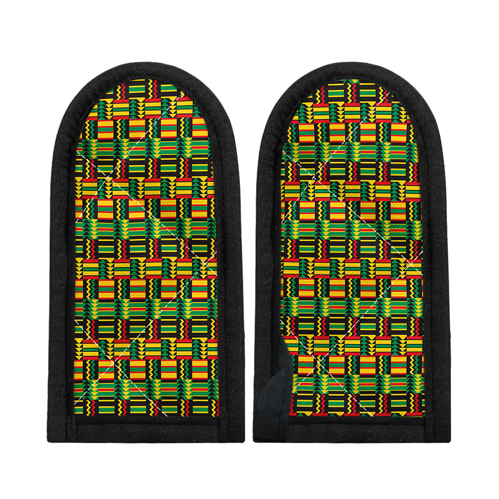 West African Kente Tribal Pattern Print Skillet Handle Cover