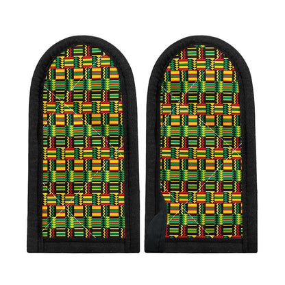 West African Kente Tribal Pattern Print Skillet Handle Cover
