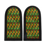 West African Kente Tribal Pattern Print Skillet Handle Cover