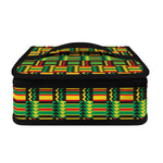 West African Kente Tribal Pattern Print Small Lunch Bag