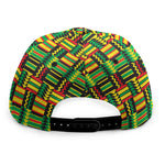 West African Kente Tribal Pattern Print Snapback Cap