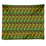 West African Kente Tribal Pattern Print Tapestry