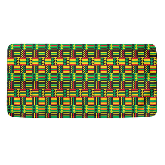 West African Kente Tribal Pattern Print Towel