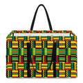 West African Kente Tribal Pattern Print Utility Tote Bag
