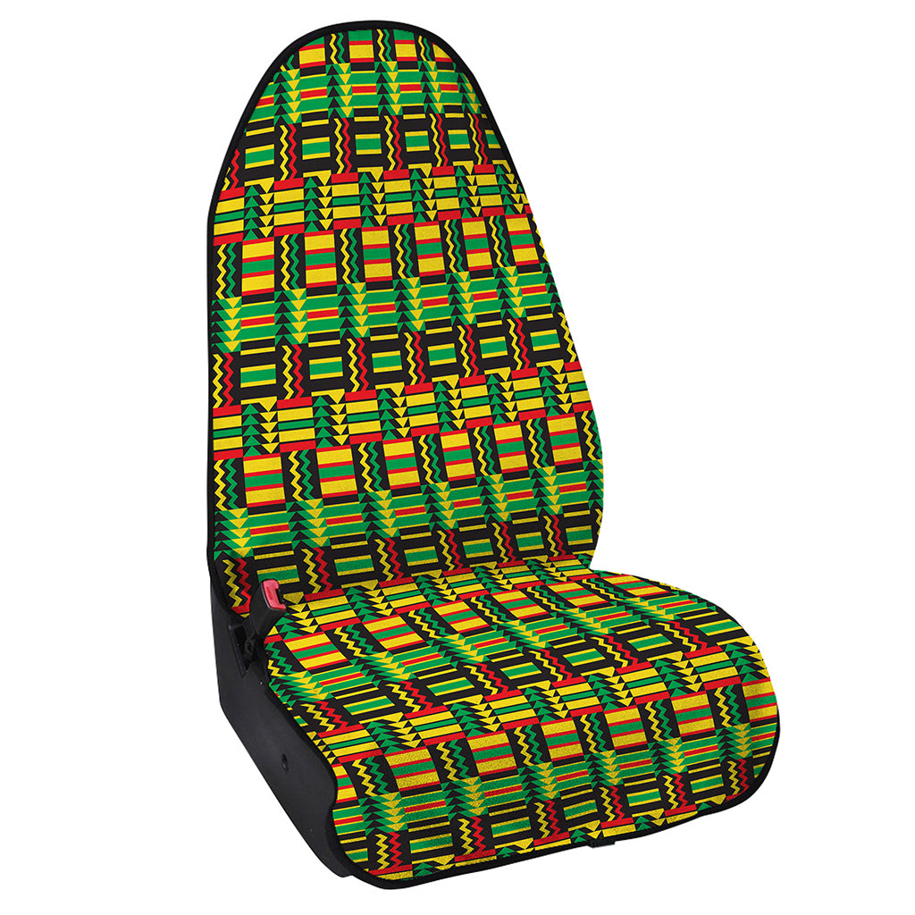 West African Kente Tribal Pattern Print Waterproof Car Seat Cover