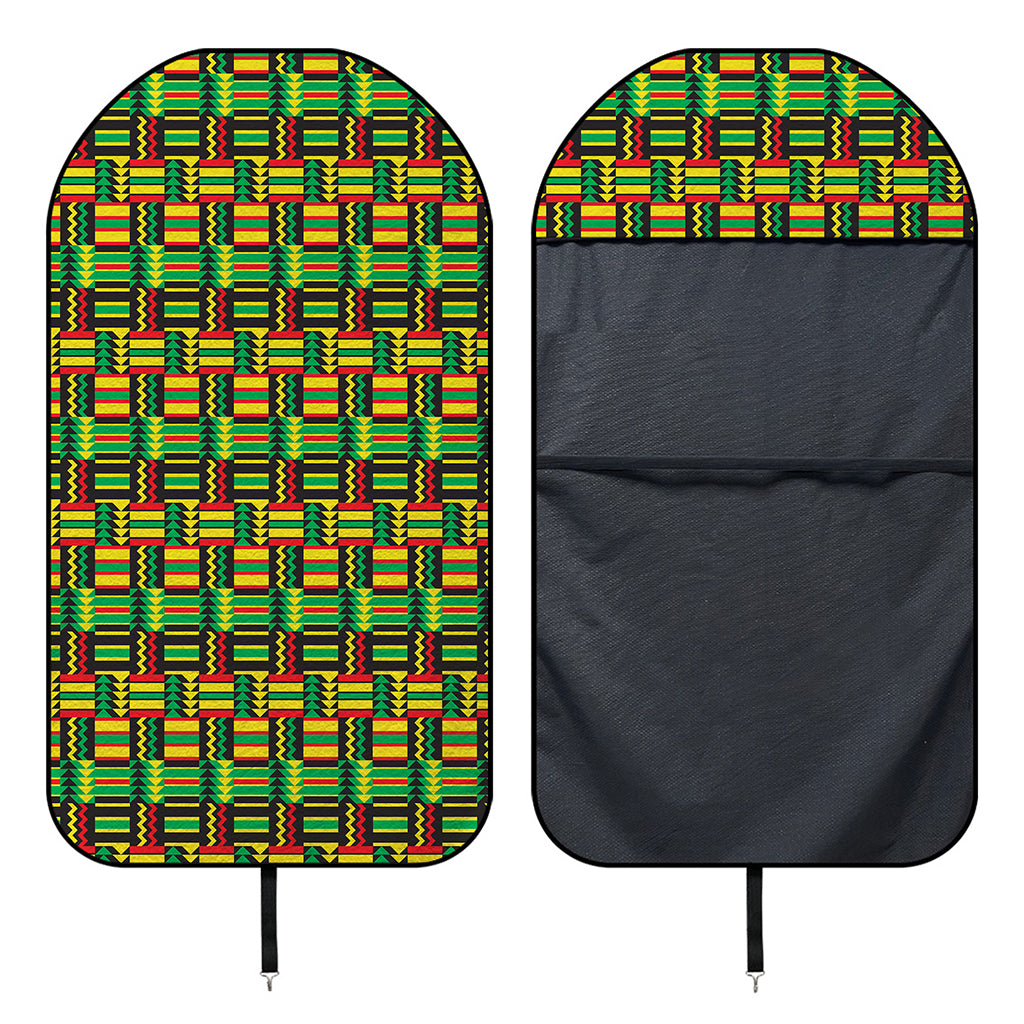 West African Kente Tribal Pattern Print Waterproof Car Seat Cover