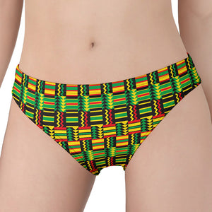 West African Kente Tribal Pattern Print Women's Panties