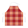 Western Tartan Pattern Print Adjustable Apron